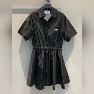 Prada Black Short Sleeve Dress